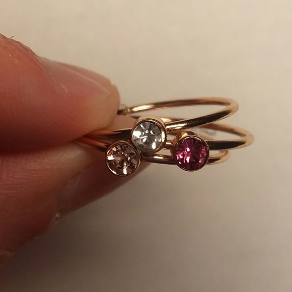 Stackable Gold Rings - Picture 3 of 4